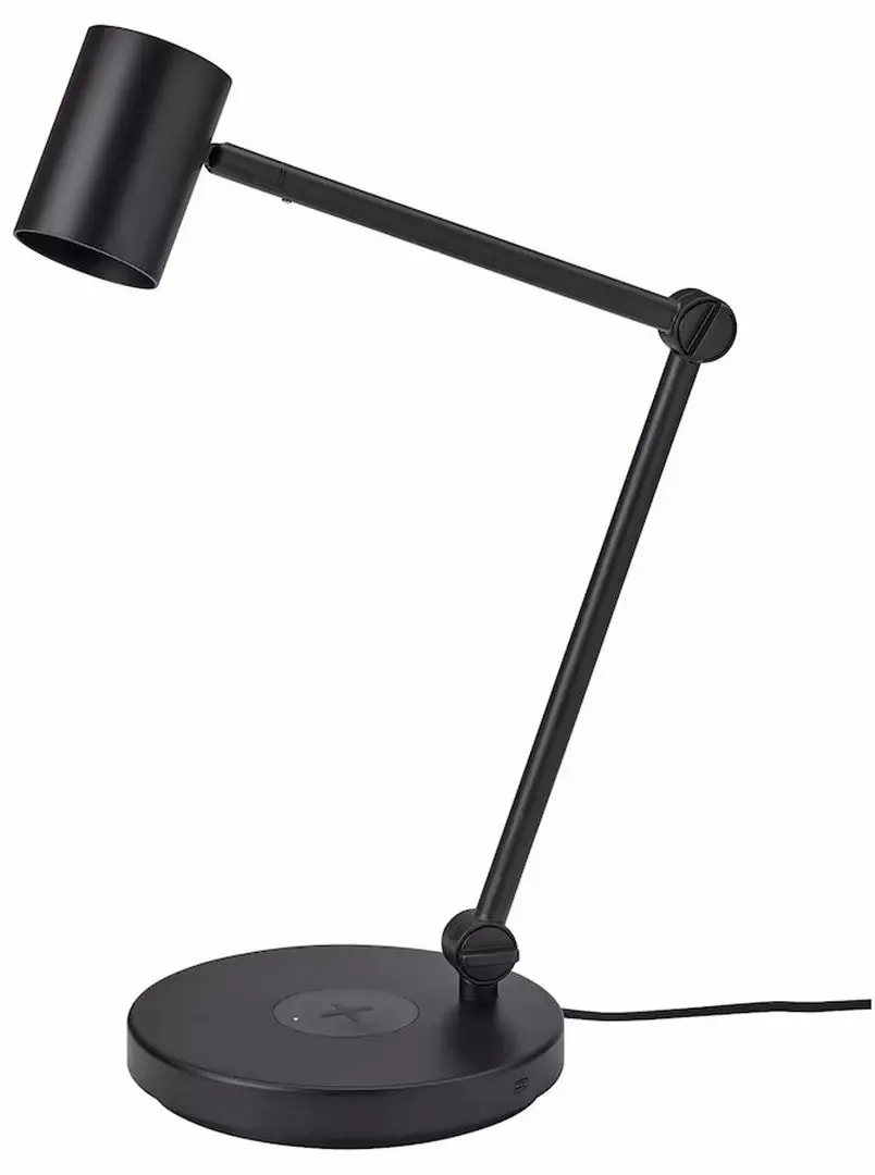 Настольная лампа Ikea Nymane устройство для беспроводной зарядки (Антрацит)