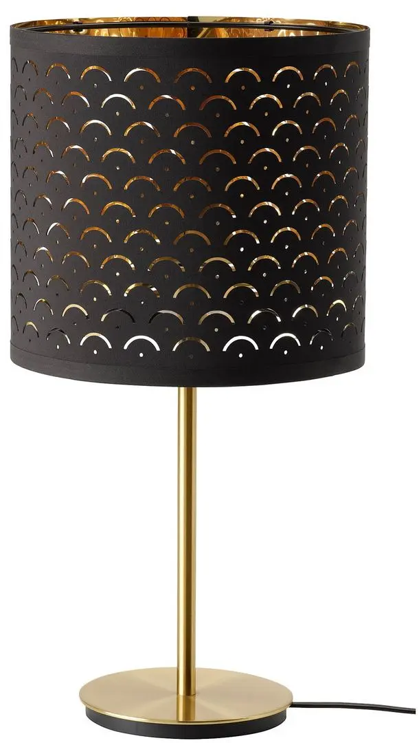 Veioza Ikea Nymo/Skaftet (Negru Alamă/Alamă)