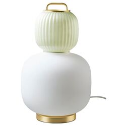 Veioza Ikea Pilblixt 41cm (Alb/Verde Deschis)