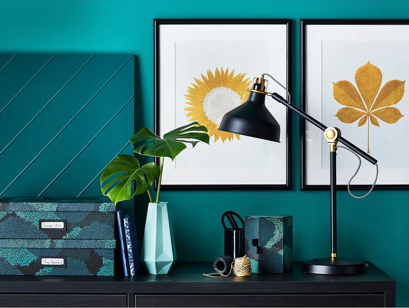 Настольная лампа Ikea Ranarp (Черный)