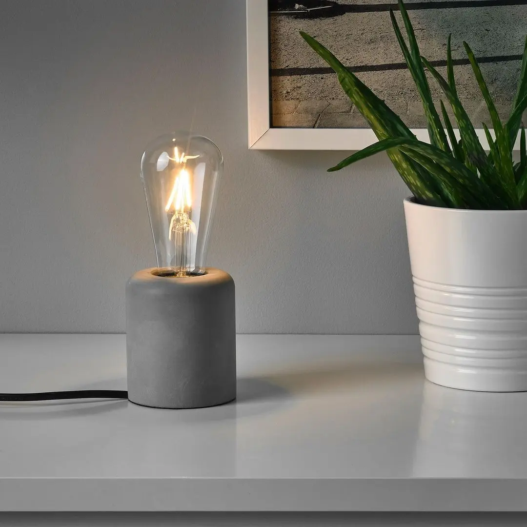 Настольная лампа Ikea Rasegel (Серый)