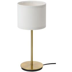 Veioză Ikea Ringsta/Skaftet 41cm (Alb/Alamă)