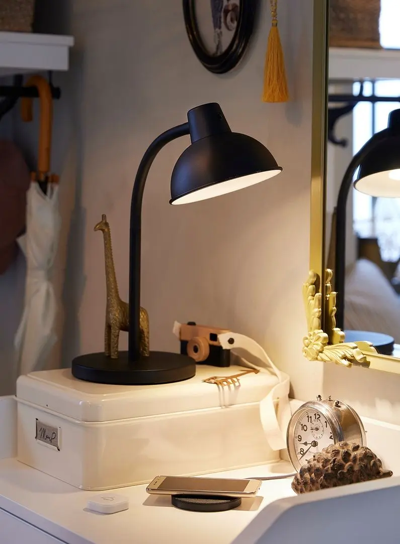 Veioza Ikea Skurup (Negru)