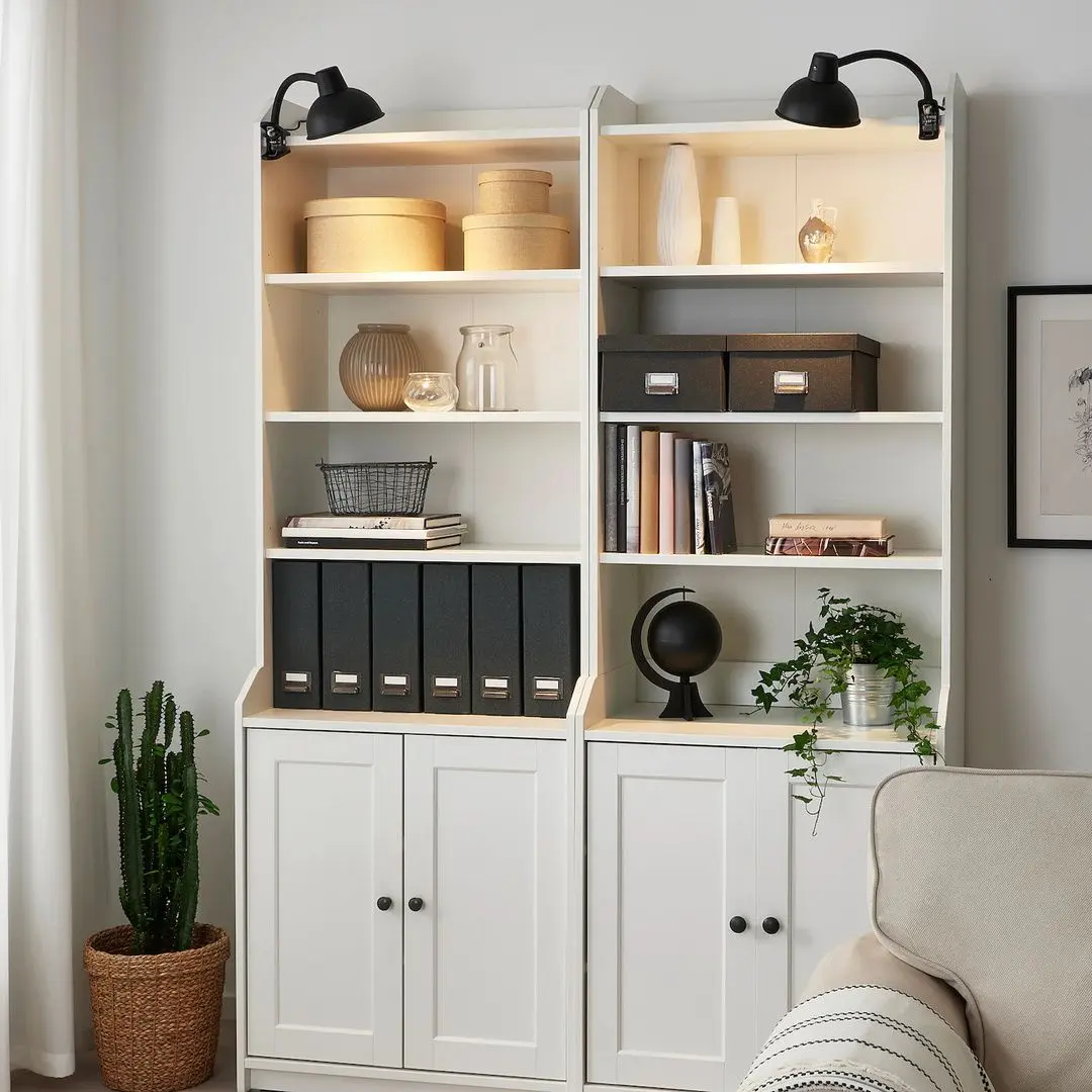 Veioza Ikea Skurup cu clemă (Negru)