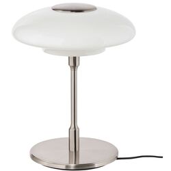 Veioza Ikea Tallbyn opal sticlă 40cm (Nichelat)