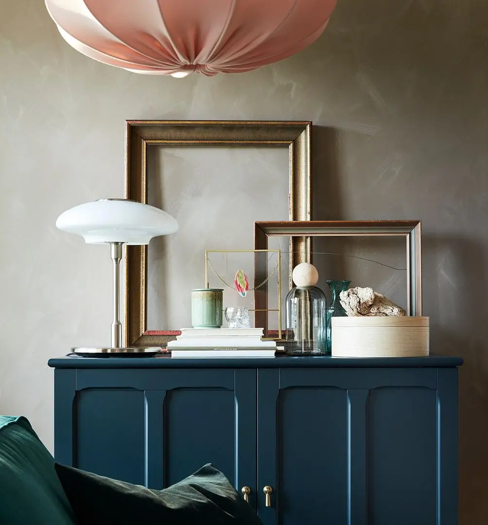 Настольная лампа Ikea Tallbyn молочный стекло 40cm (Никелированный)