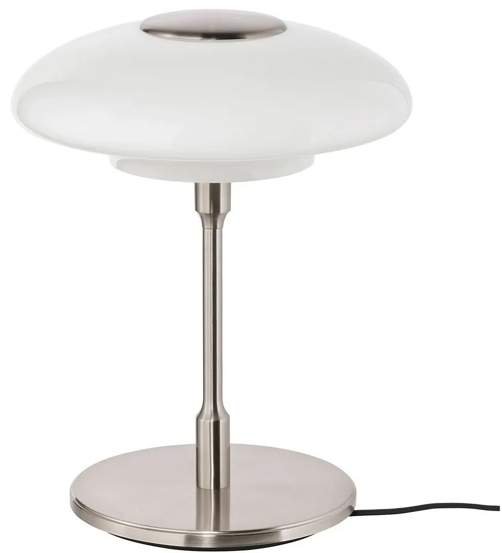 Настольная лампа Ikea Tallbyn молочный стекло 40cm (Никелированный)