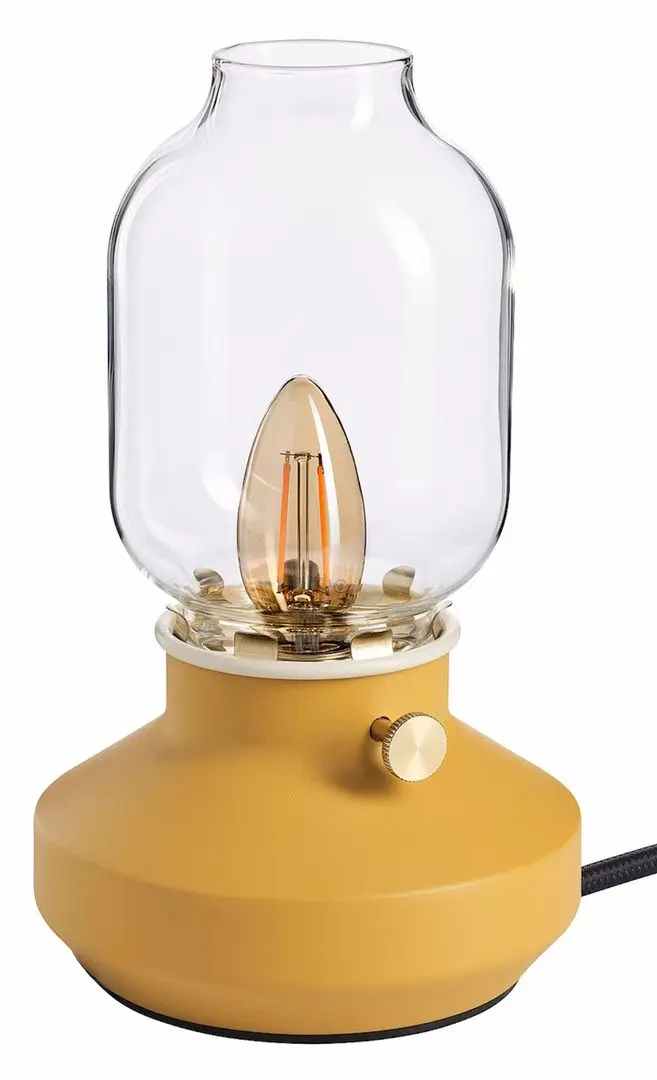 Veioza Ikea Tarnaby intensitate reglabilă 25cm (Galben Inchis)