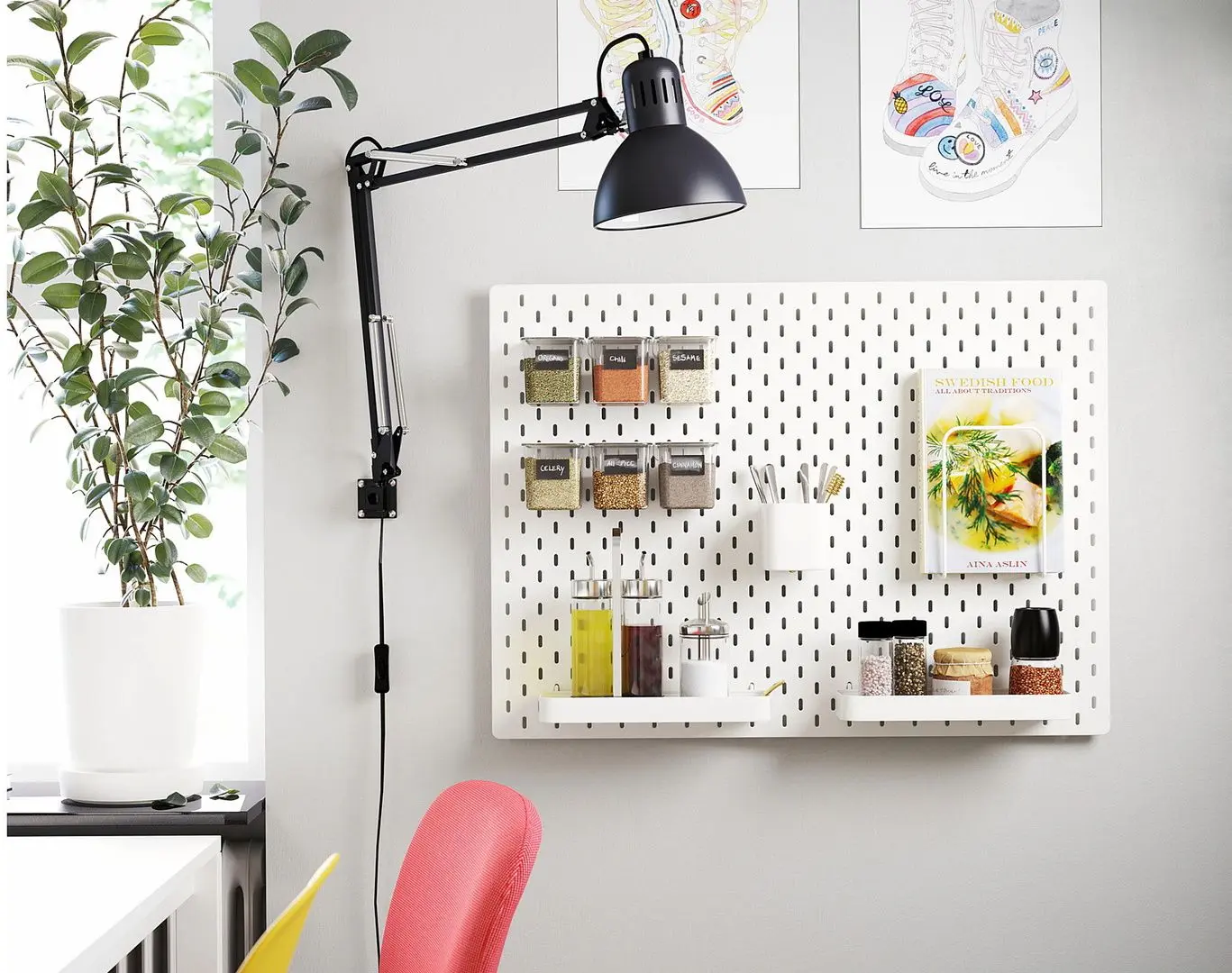 Veioza Ikea Tertial (Gri inchis)