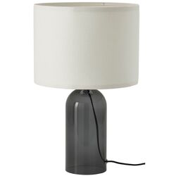 Настольная лампа Ikea Tonvis тонированное стекло (Белый)