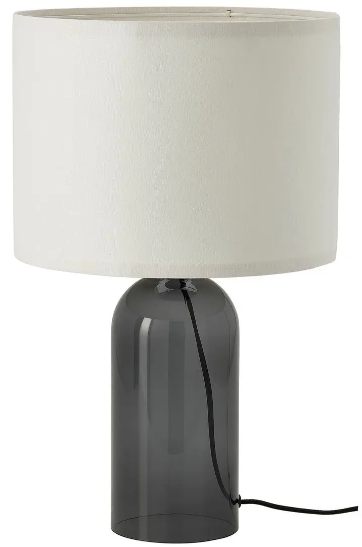 Настольная лампа Ikea Tonvis тонированное стекло (Белый)