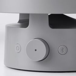 Настольная лампа Ikea Vappeby с Bluetooth динамиком/для улицы (Серый) Thumb