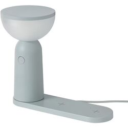 Настольная лампа с беспроводным зарядным устройством Ikea Bettorp (Серый Светло-Голубой)