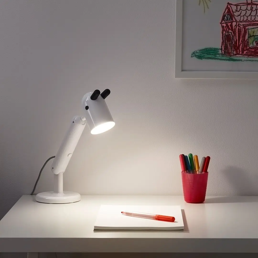 Veioza LED Ikea Krux (Alb)
