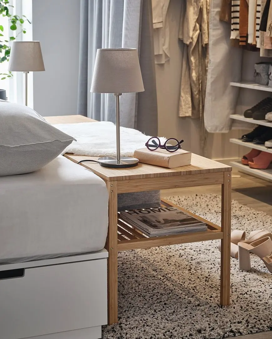 Baza veioza Ikea Skaftet 30cm (Nichelat)