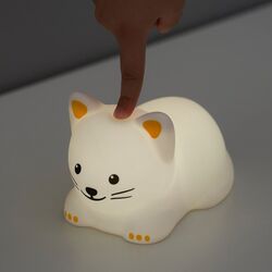 Светодиодный ночник Ikea Tovader Котенок (Белый) Thumb