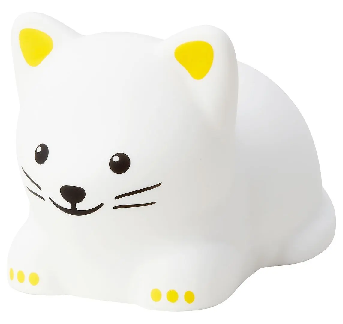 Светодиодный ночник Ikea Tovader Котенок (Белый)