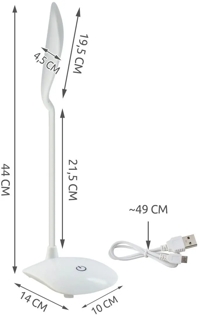 Lampa de masa Iso Trade 5016 (White)