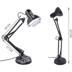 Lampa de masa Iso Trade 5177 (Black) Thumb