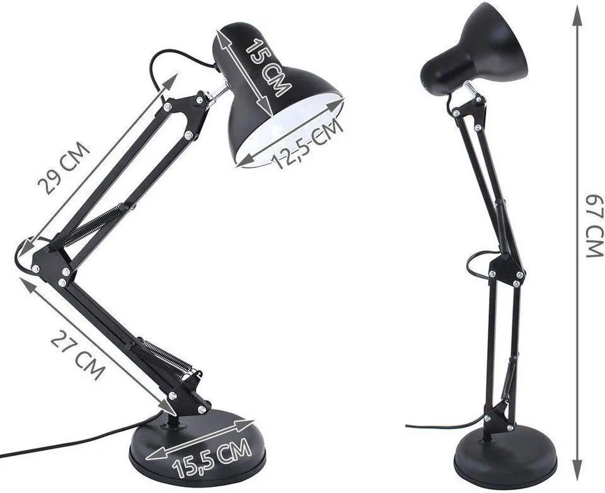 Lampa de masa Iso Trade 5177 (Black)