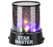 Lampa de veghe cu proiector Iso Trade Star Master 827 (Black)