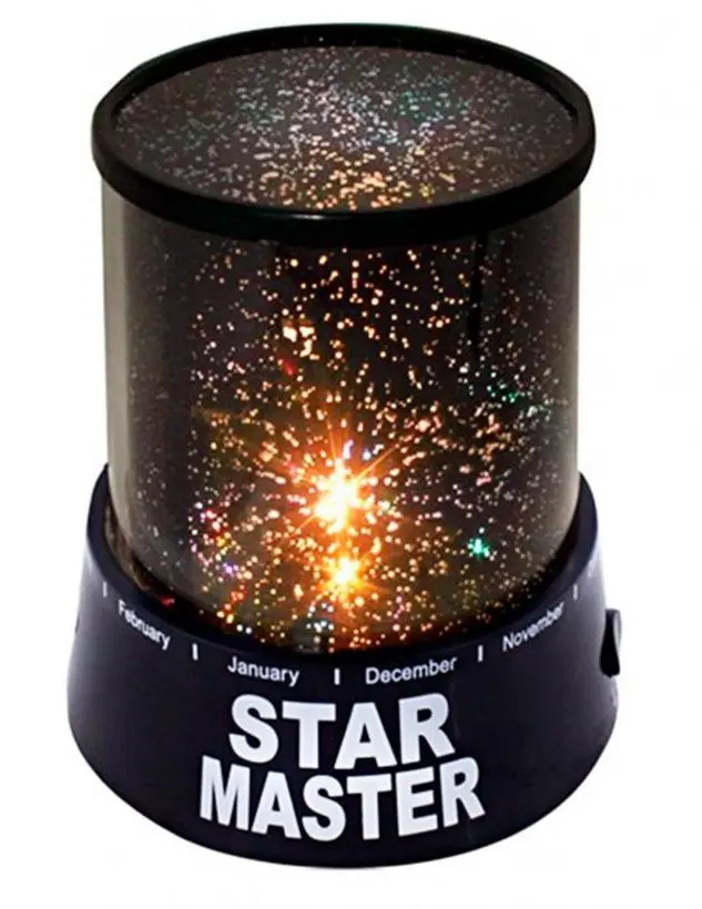 Lampa de veghe cu proiector Iso Trade Star Master 827 (Black)