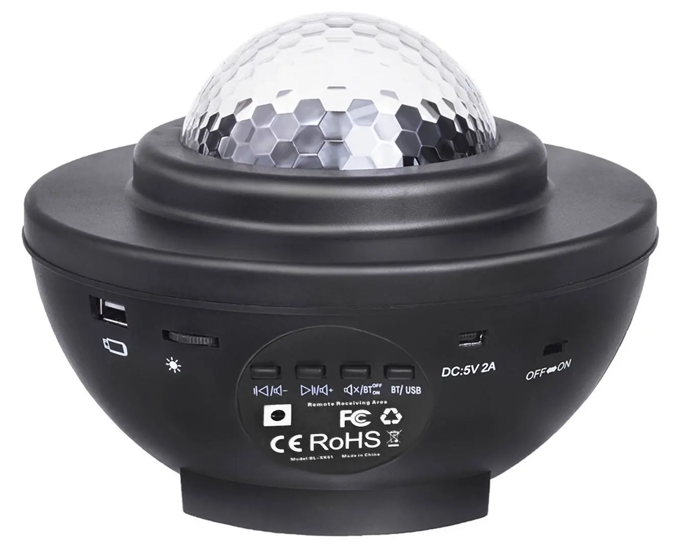 Lampa de noapte LED cu proiector Iso Trade 14850 (Black)