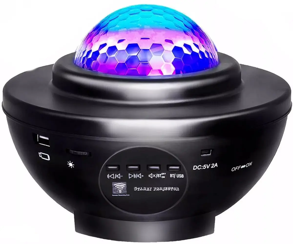 Lampa de noapte LED cu proiector Iso Trade 14850 (Black)