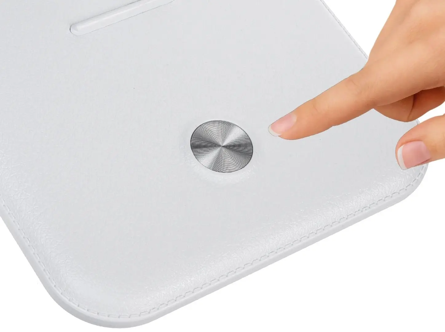 Lampa de masa cu incarcator wireless Maclean MCE616W (White)