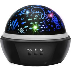 Lampa de veghe cu proiector Malatec LP16857 (Black) Thumb