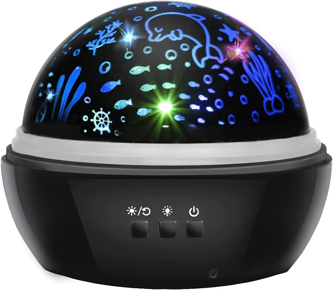 Lampa de veghe cu proiector Malatec LP16857 (Black)