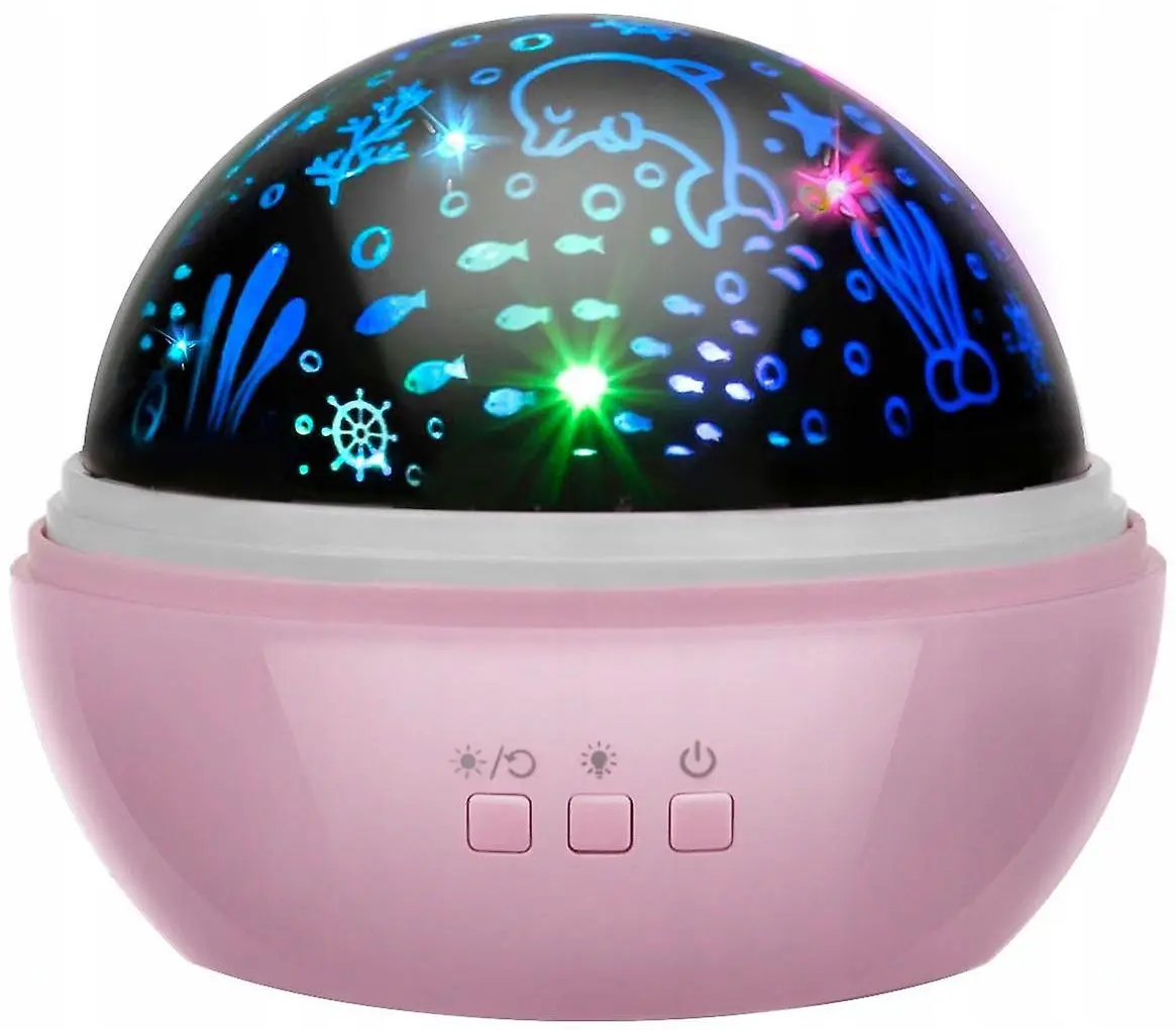 Ночник-проектор Malatec LP16859 (Pink)