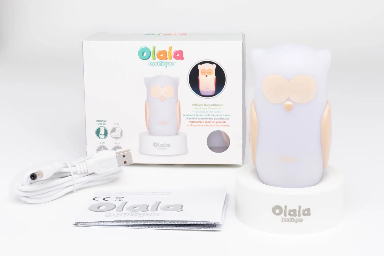 Настольная лампа Marko Owl OLB-XY-GR (White)