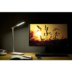 Настольная лампа с беспроводным зарядным устройством Media-Tech MT221 (White) Thumb