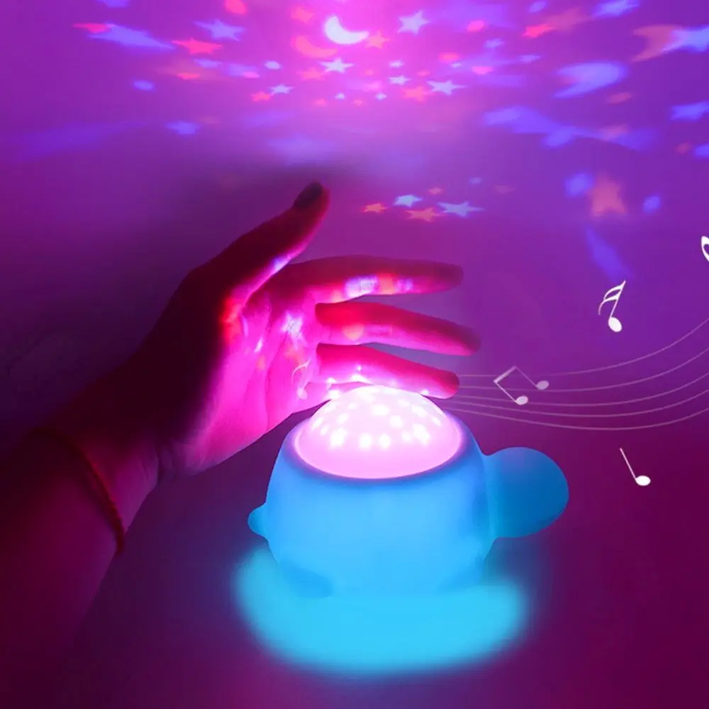 Музыкальный ночник-проектор MesMed Turtle MM-001 (Blue)