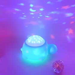 Музыкальный ночник-проектор MesMed Turtle MM-001 (Blue) Thumb