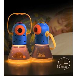 Lampa de veghe cu proiector si povesti Mideer Kids Storybook Torch (Blue) Thumb