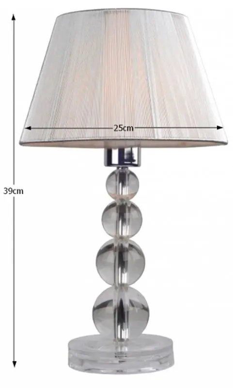 Настольная лампа Mobhaus Cinda Typ 14 ME SM PEQ (Silver) - 2