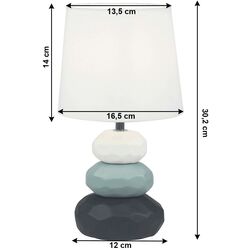 Настольная лампа Mobhaus Lenus (White/Black/Blue) Thumb