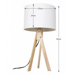 Lampa de masa Mobhaus Lila Typ 1 LS2002 (White/Natural) Thumb
