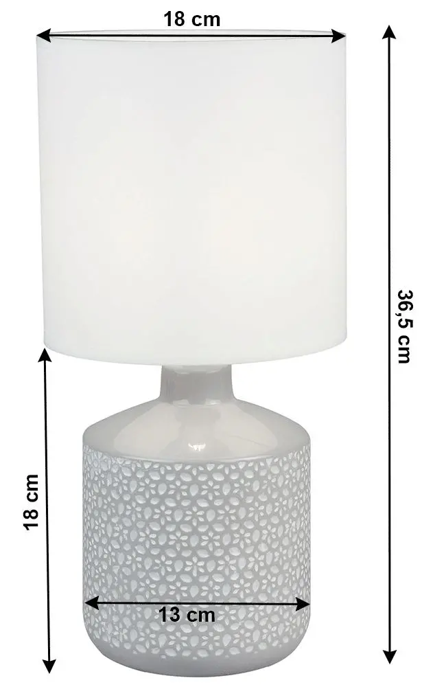 Настольная лампа Mobhaus Ofred (White/Gray)