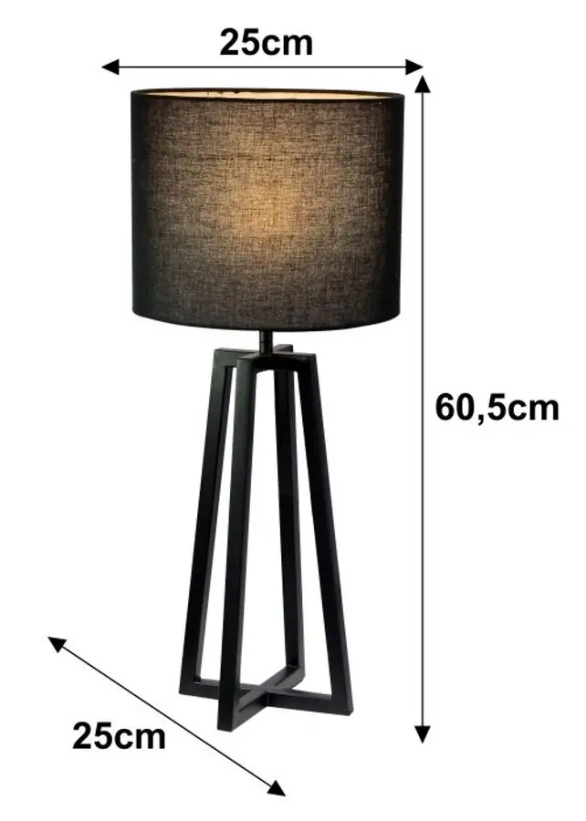 Настольная лампа Mobhaus Qenny 15 (Black)