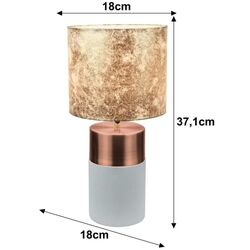 Настольная лампа Mobhaus Qenny Typ 18 (Gray-Brown/Pink/Golden) Thumb