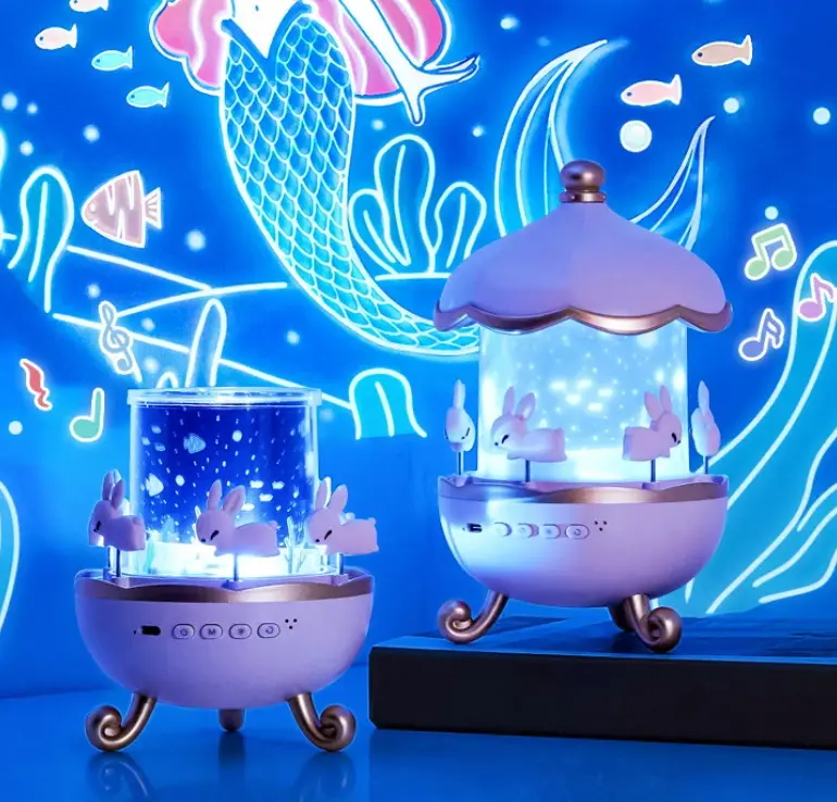 Ночник-проектор Glaceon Light Projector (Pink) - 3