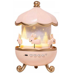 Lampa de veghe cu proiector Glaceon Light Projector (Pink)