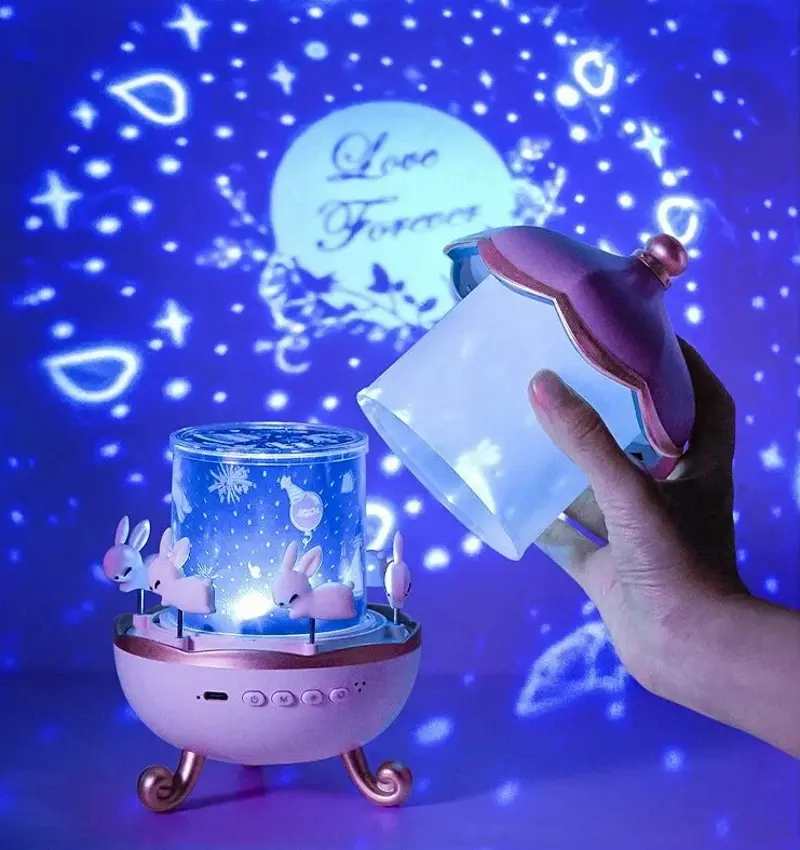 Ночник-проектор Glaceon Light Projector (Pink) - 5