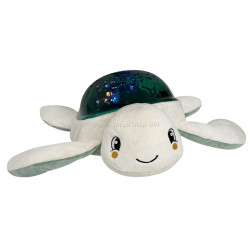 Lampa de noapte Premaman Turtle Manu (White/Green)