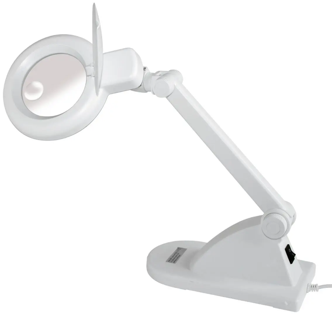 Настольная лампа с лупой SMA NKL 022 (White)
