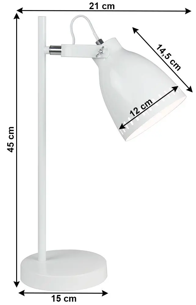 Настольная лампа Tempo Kondela Aiden Typ 1 (White)