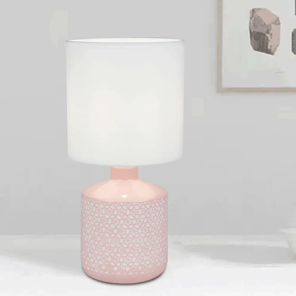 Настольная лампа Tempo Kondela Ofred AT191024 (White/Pink)